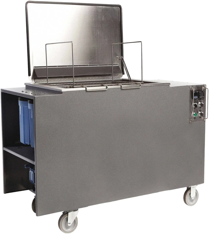 Shiraclean Ultrasonic Cleaner: 33 gal Tank Capacity, Sweep, 14 in Tank Dp, Includes Timer, Heated Model: TVT-033G-UL