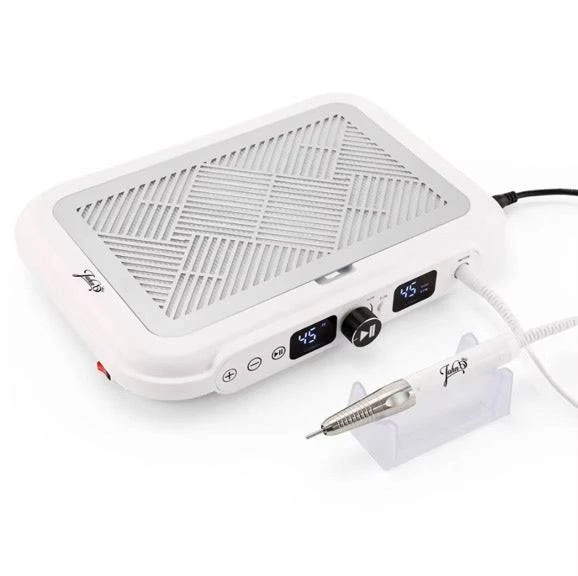 Máy Hút Bụi & Máy Khoan Móng 2 trong 1 Chuyên Nghiệp - AC-powered / Trắng