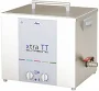 Elma Ultrasonics Ultrasonic Cleaner: 3.7 gal Tank Capacity, Degas/Heat/Pulse/Sweep, 9 3/8 in Tank Dp Model: xtra TT120H