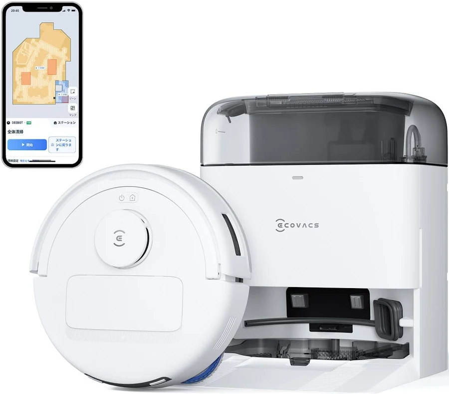 ECOVACS DEEBOT Mini Omni 2-in-1 Robot Vacuum Cleaner Mop