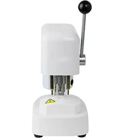 Lens Punching Machine, Lens Template Punching Machine with Clear Scale, 6000r/min High-Frequency Drill Bits and Adjustable Knob and Forth 50mm, for 