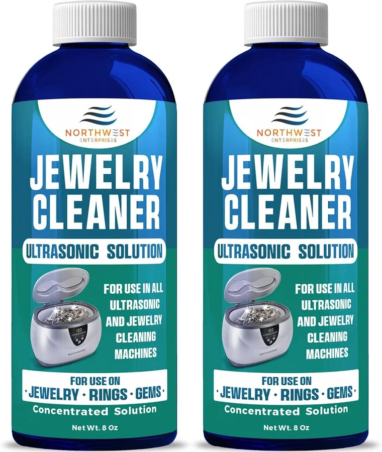Ultrasonic Cleaner Solution For Jewelry Cleaning. Concentrated Jewelry
