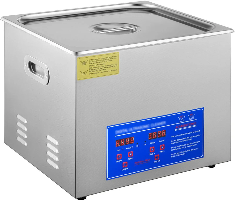 15L Ultrasonic Cleaner With Digital Timer&Heater Professional Ultrasonic Cleaner 40Khz Advanced Ultrasonic Cleaner 110V For Wrench Screwdriver 