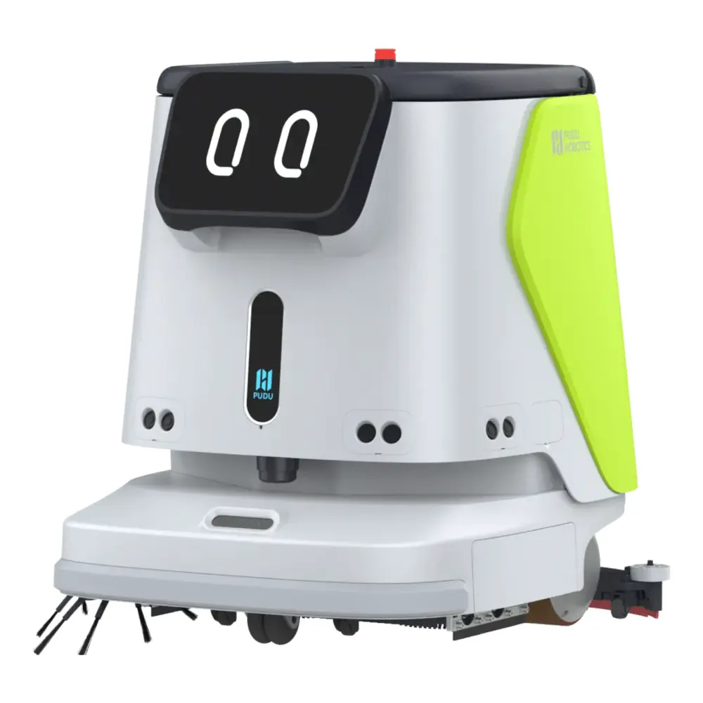 Pudu 10110000049 CC1 Intelligent Commercial Cleaning Robot, Four-in-1 Versatile Cleaning, 4G, 17000 PA Suction Power, Digital Cleaning, Auto Charging