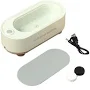 Verpetridure Portable Ultrasonic Cleaner Small High-Frequency Vibration Jewelry Cleaning Machine Quick Glasses Jewelry Cleaning Box for Cleaning Rings