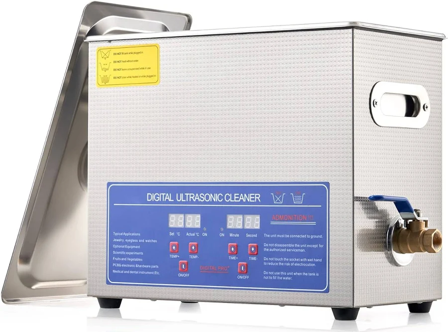 CO-Z 6L Ultrasonic Cleaner with Digital Timer and Heater