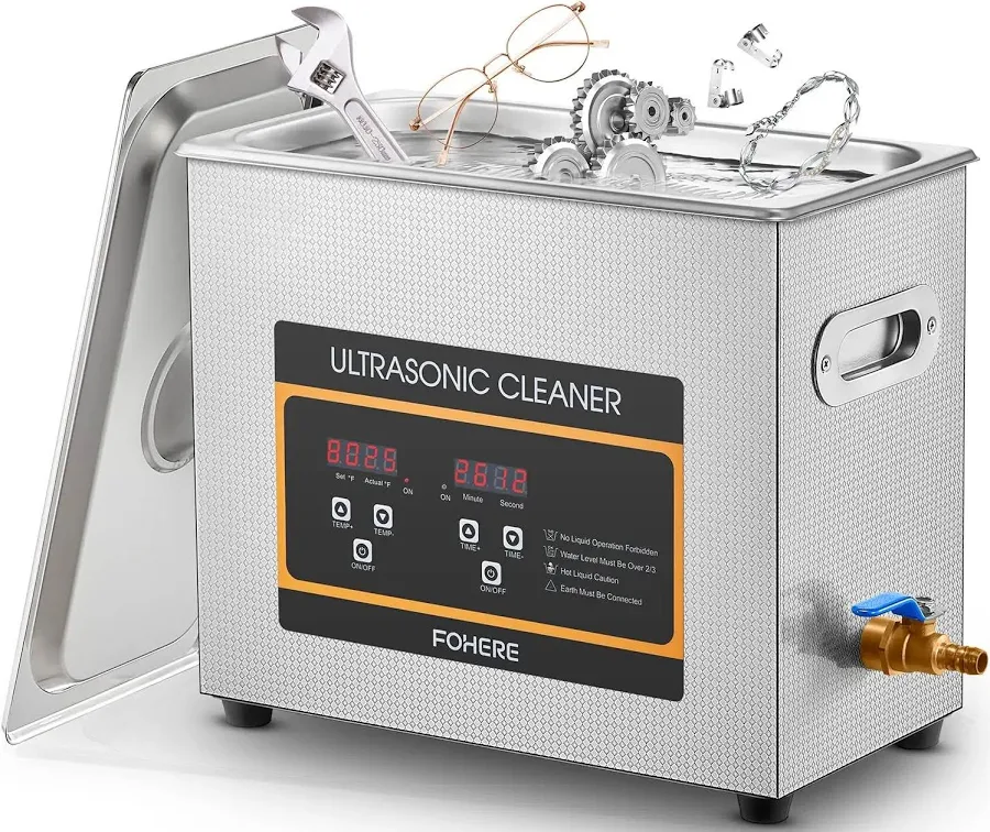 180W Ultrasonic Cleaner With Heater, Parts Washer