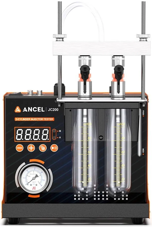 2-cylinder Automotive Ultrasonic Fuel Injector Cleaner Tester Machine