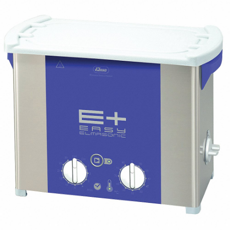 ELMA ULTRASONICS Elmasonic EP60H Ultrasonic Cleaner, 1.5 gal Tank Capacity, 5 1/8 Inch Size Tank Dp