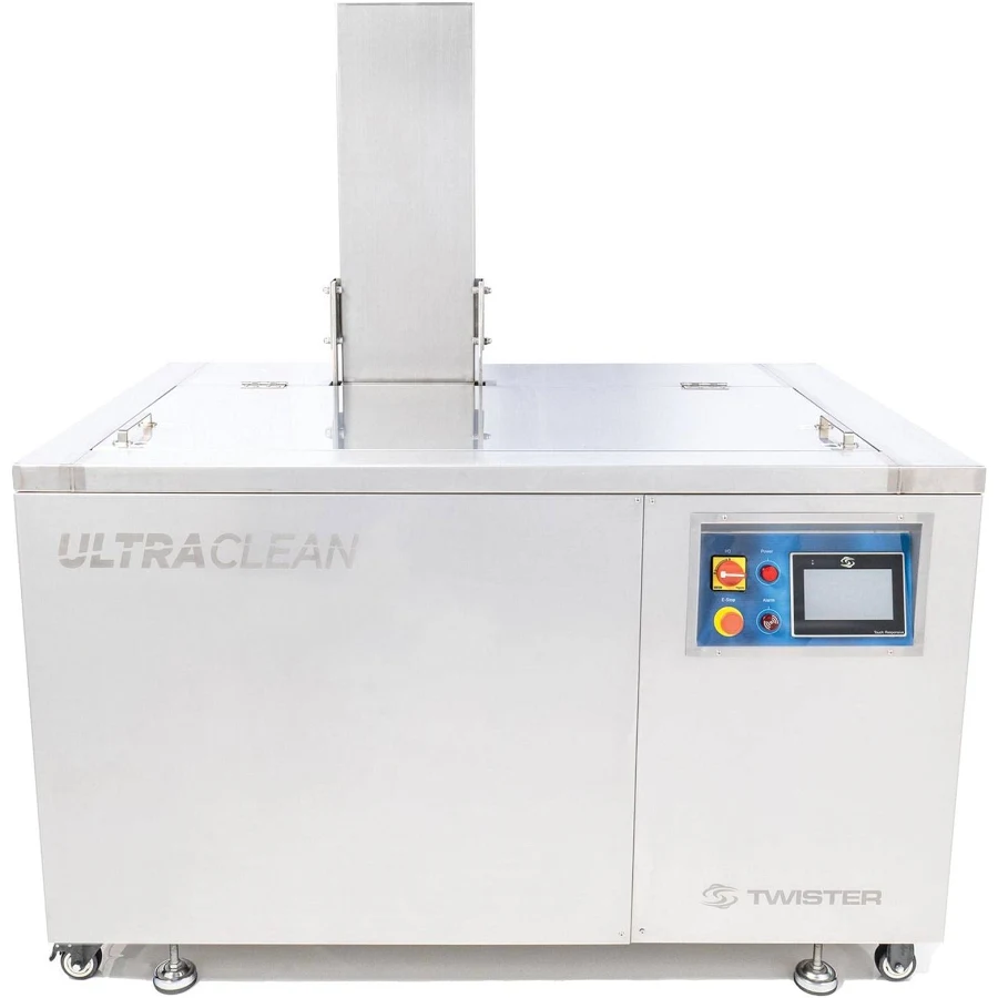 Twister UltraClean Automated Industrial Cleaning Machine with 125-Gallon Ultrasonic Tank and Siemens Touchscreen