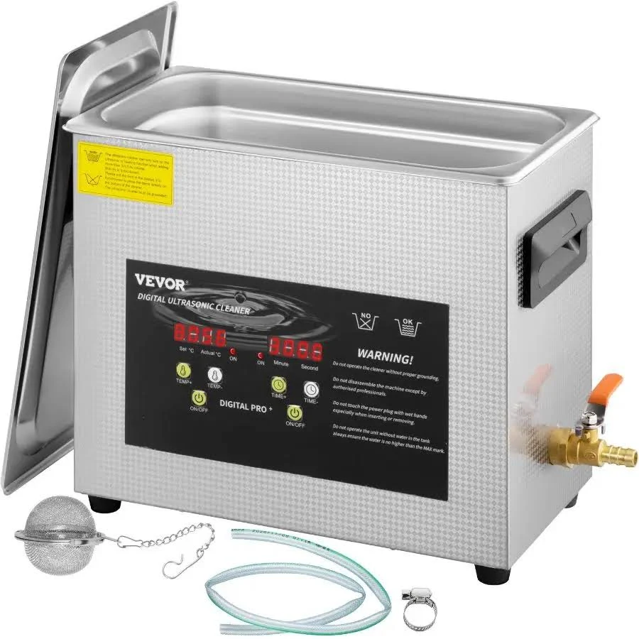 VEVOR 6 Liter Upgraded Ultrasonic Cleaner