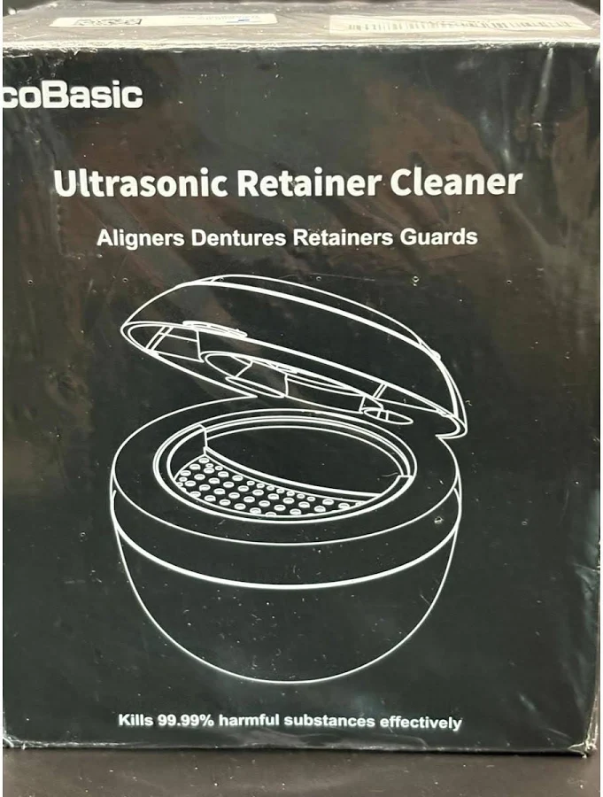 Uv Ultrasonic Retainer/Denture/Mouth Guard/Toothbrush/Jewelry Cleaner New | Color: Black | Size: One Size | Borellidirect's Closet