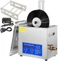 VEVOR Ultrasonic Cleaner 6L Ultrasonic Vinyl Cleaner 7-12 Inch 8 Records Ultrasonic Vinyl Cleaning Machine 180W Ultrasonic Records Cleaner with