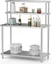 Garvee 48+24 in Stainless Work Table