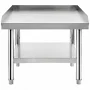 24"x28" 1000 lbs Heavy-Duty Stainless Steel Grill Stand Table