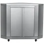 KoolMore KM-OKS-CCAB 26 in. Stainless-Steel Corner Cabinet