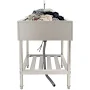 Commercial Restaurant Sink, Stainless Steel Laundry Sink, 25x22 Single Basin Sink with Standard Faucet, Undermount or Drop-In Commercial Kitchen Sink