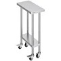 VEVOR 24x12x38 Inch Heavy Duty Commercial Kitchen Prep Table