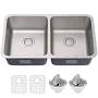 Kraus Dex 33" Undermount Double Bowl Kitchen Sink KA1UD33B