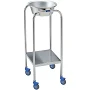 Pedigo Stainless Steel Single Basin Stand with 1 Stainless Steel Basin & Lower Shelf