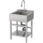 Lordear 24 in. Freestanding Commercial Kitchen Sink