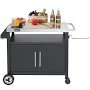 Royal Gourmet Movable Kitchen Island Cart PC3403S