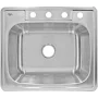 LessCare LT64 Top Mount Single Basin Kitchen Sink