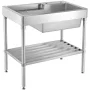 Whitehaus Pearlhaus Single Bowl Freestanding Utility Sink