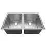1000 Double Bowl Stainless Steel Kitchen Sink