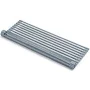 Sur La Table Over-the-Sink Roll-Up Drying Rack in Gray – Stainless Steel Dish Drainer, Colander and 20-Inch Heat-Resistant Trivet for Kitchen Sinks