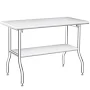 2 - Tier Foldable Stainless Steel Workbench