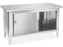 ULINE h9653 Stainless Steel Cabinet Workbench