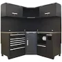 Sealey Premier Premier 1.7m Corner Storage System - Stainless Worktop