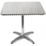 Inox Table with Base- Stainless-Steel