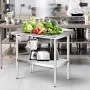 Garvee 36+24 in Folding Stainless Prep Table