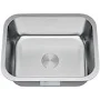 Allora USA Stainless Steel Undermount Laundry/Utility Sink by MBS Interiors