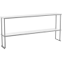 Flash Furniture Reese Commercial Grade 430 Stainless Steel Kitchen Double Overshelf