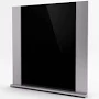 Inoxia 31-in x 30-in Metal Stainless Steel and black Backsplash Panels