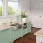 Mocoloo Farmhouse / Apron Double Bowl Kitchen Sink