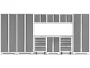 newage products NewAge Bold Series 10 Piece Cabinet Set