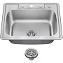 Kraus KTM25 25 inch Topmount Single Bowl Kitchen Sink