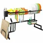 BingoPaw Adjustable Stainless Steel Over The Sink Dish Rack