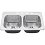 American Standard Colony 33" Double Basin Kitchen Sink