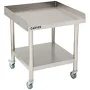 Stainless Steel Straight Edge Equipment Table with Wheels