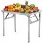 Garvee Stainless Steel Folding Utility Table