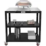 Feasto 3-Shelf Outdoor Kitchen Table Cart