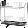 IRIS 2-Tier Slim-Sized Dish Rack