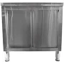 Geluoxi Stainless Steel Work Table with Cabinet