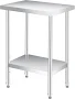 Garvee 24+12 in Stainless Prep Table