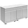 Transolid Obc6424 Outdoor Kitchen 64-in x 24-in x 37-in Double Base Cabinet